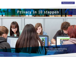 Brochure Kennisnet: Privacy in 10 stappen