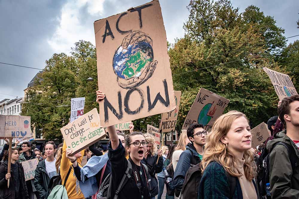 Klimaatprotest - jongeren