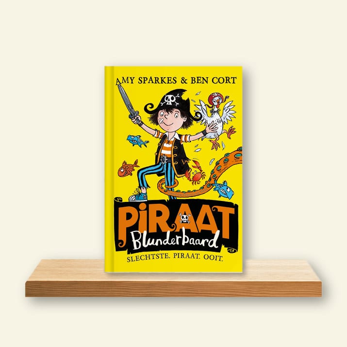 Omslag Piraat Blunderbaard. Slechtse piraat ooit.