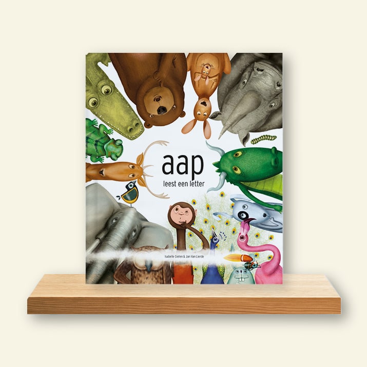 Omslag Aap leest een letter