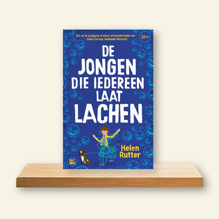 Omslag De jongen die iedereen laat lachen