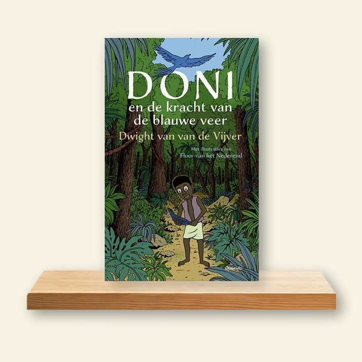 Omslag Doni en de kracht van de blauwe veer