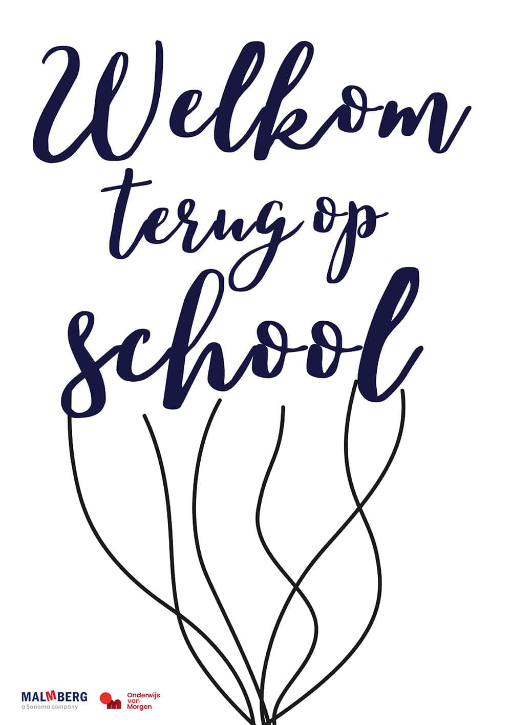 Poster - Welkom terug op school - 2021