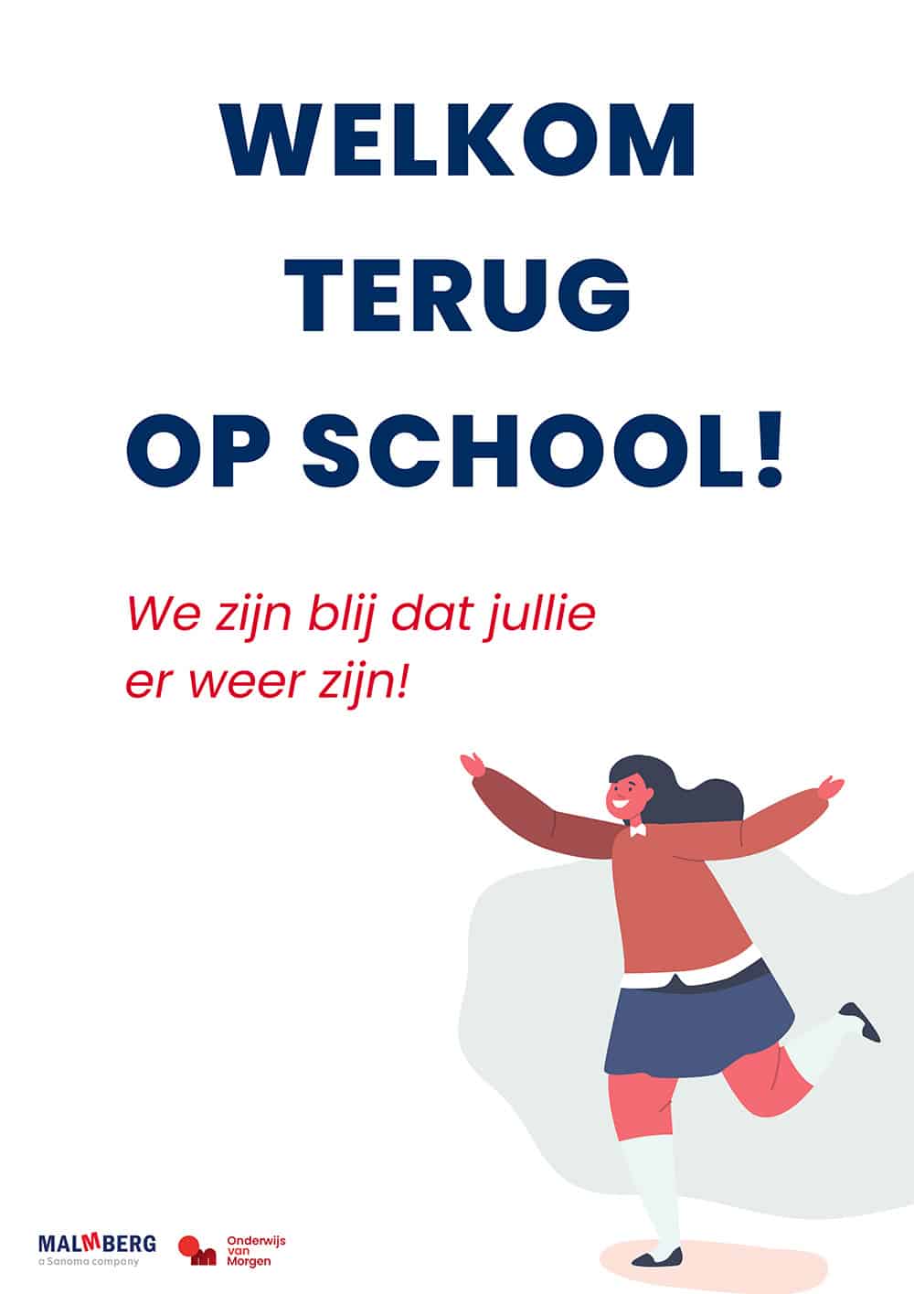 Poster - Welkom terug op school - 2022