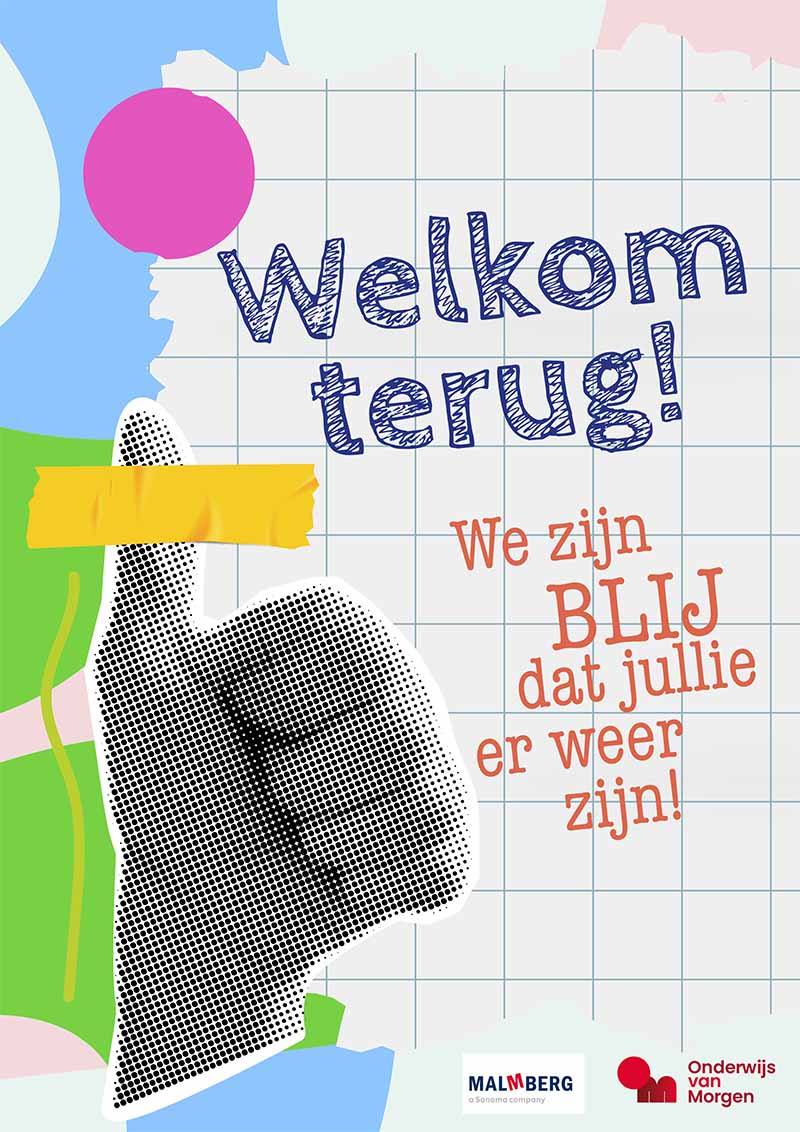 Poster - Welkom terug op school - 2024