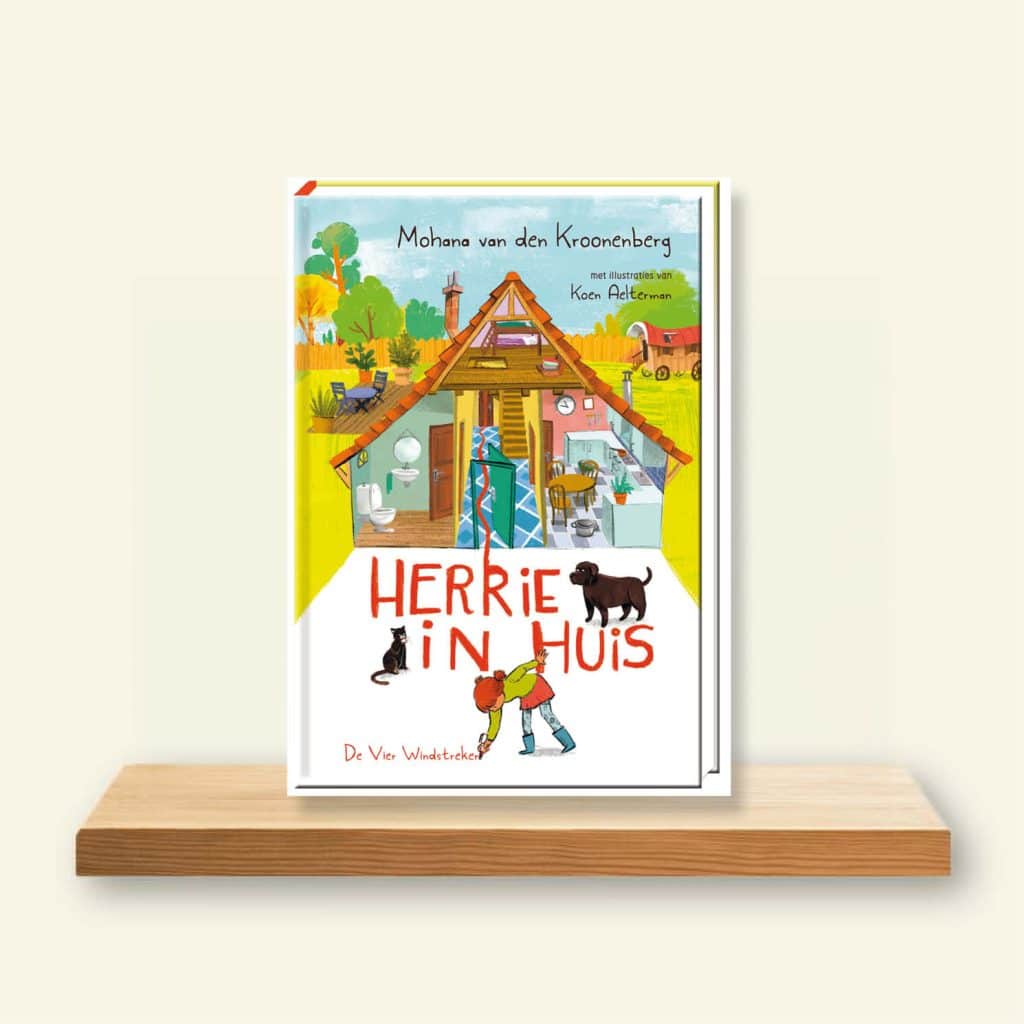 Omslag Herrie in huis