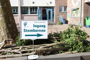 Een school in Den Haag is open als Stembureau