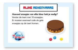 Voorbeeld van de Rijke Rekenvraag in De wereld in getallen