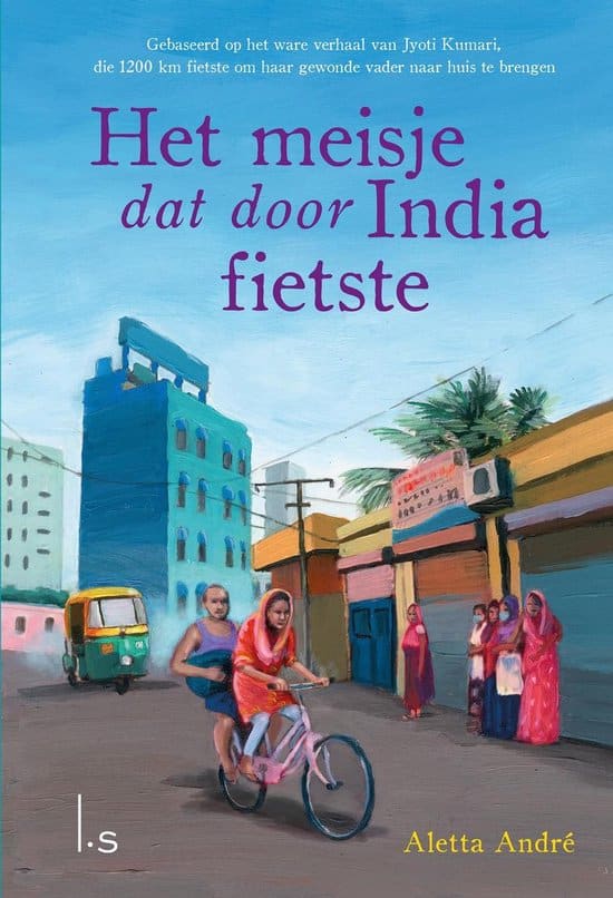 Omslag Het meisje dat door India fietste