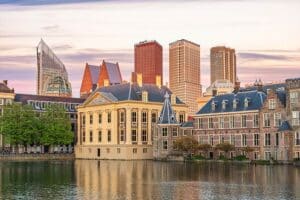 De skyline van Den Haag