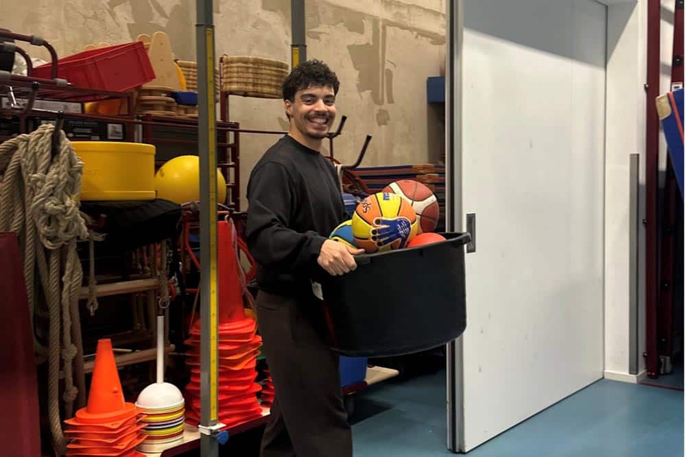 Gymleraar en gezondheidscoördinator Randy Gast